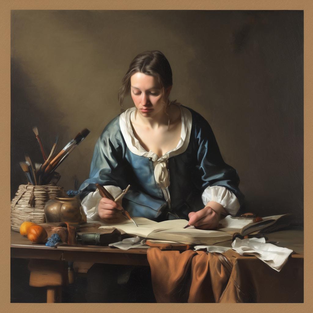 Το στιλ και οι τεχνικές του καλλιτέχνη